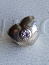 Original Pandora Element, rosa Zirkonia, Herz, retired