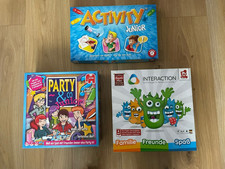 3 Kinder Partyspiele Activity Junior, Party & Co Junior und Interaction