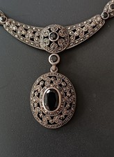 Großes Art Deco Collier 925