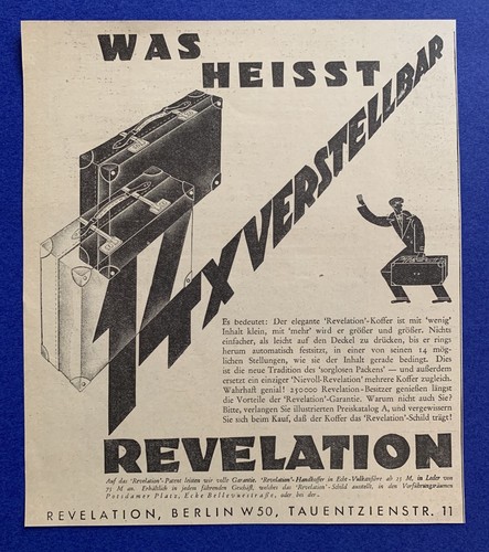 1929 revelation koffer - 1929, revelation,