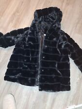 Webpelzjacke schwarz 44