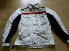 Textil-Motorradjacke mit Leder
