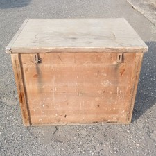 Große alte Holzkiste Futterkiste Truhe Holz Werkstatt Schatzkiste Kiste Holz