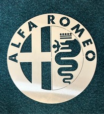 Alfa Romeo Schild, rund