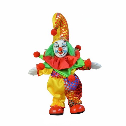 Porzellan clownpuppe - porzellan,