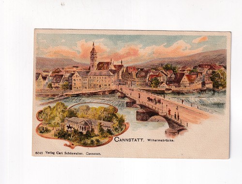 1806 ansichtskarte cannstatt - ansichtskarte,