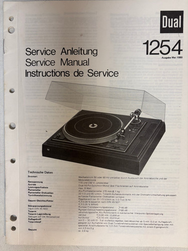Dual service manual - service,