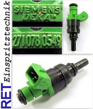 Einspritzdüse SIEMENS 2710780549 Mercedes Benz C 230 W 202 gereinigt & geprüft 