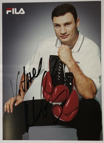 Vitali klitschko signiert - vitali,
