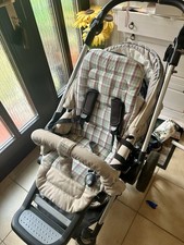 Kinderwagen Teutonia mit Babyliege und Buggyaufsatz inkl Zugehör