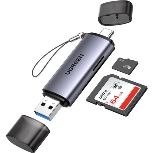 Kartenleser 1 usb - 2-in-1, c