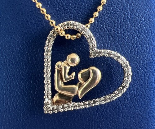 Mutter und kind - diamant, herz
