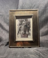 Erotische S/W Fotografie "Young  Girl 2“ in versilberten Rahmen 1970er Jahren