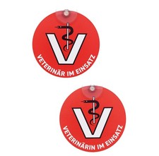 TIERARZT Autoschild Veterinär