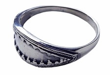 Silberring 925 Damen Spiegel Silberschmuck Stein Schlicht Ring Gr 16-20 Schmuck