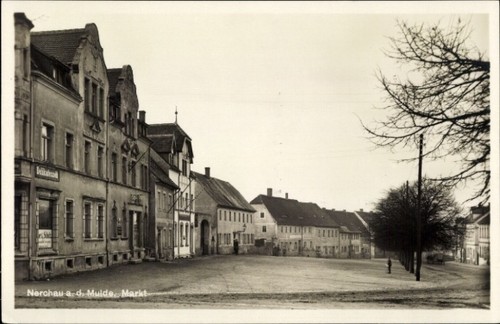 Postcard nerchau grimma - grimma, in