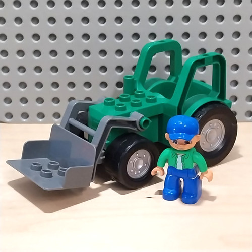 Lego duplo traktor grün - lego,