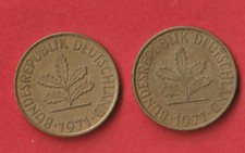 BRD, 2 mal 10 Pfennig Münze