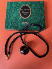 Seltene Christian Dior Poison Parfum Flakon Halskette Vintage Mode Schmuck