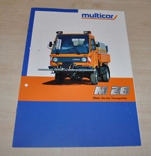 Multicar M26 Model Range