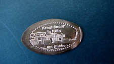 ELONGATED COIN KRANHÄUSER KÖLN CRANE HOUSES COLOGNE SOUVENIR MÜNZE MEDAILLE !!!!