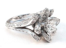Floral verlobungsring 20ct - floral,