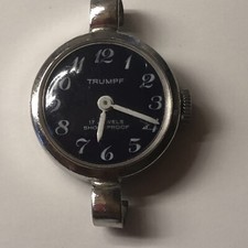 Trumpf vintage Uhr 17 Jewels Incablock 