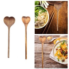 Set Salatlöffel aus Holz zur