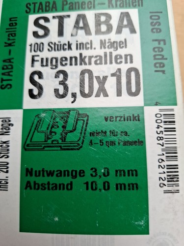 Fugenkrallen staba krallen - fugenkrallen, staba-krallen