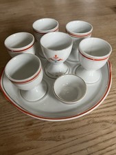 Set mit sechs Eierbechern