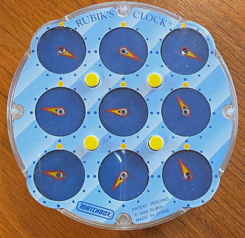 Rubik clock drehpuzzle aus - rubik's,