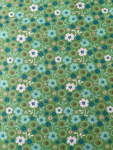 Baumwollstoff retro blumen - ,