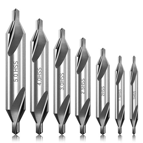 7tlg zentrierbohrer set - set, hss