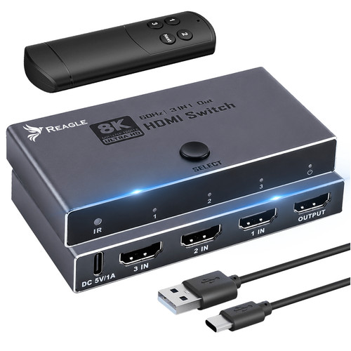 Reagle hdmi switch 3in1out - reagle,