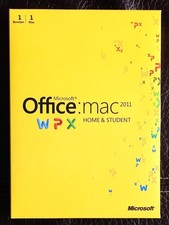 Microsoft Office: Mac 2011 Home & Student Deutsch DVD + Lizenzkey, neuwertig
