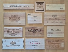 12 Weinkisten Frontbretter