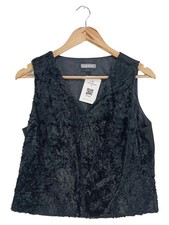 HIRSCH Damen Fellweste Schwarz