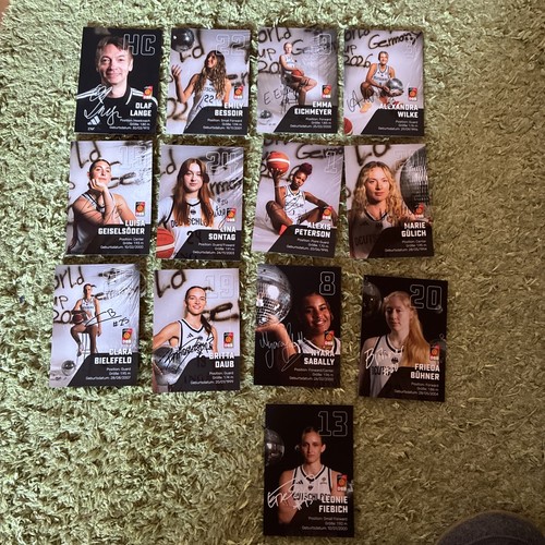 Autogrammkarten basketball - 13,
