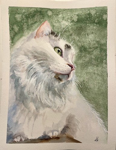 Original aquarell bild - aquarell,