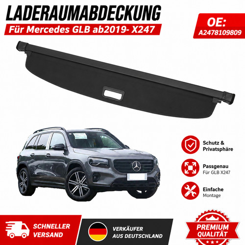 Schwarz laderaumabdeckung - schwarz,