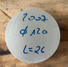 Alu Durchmesser 120 X Länge 26 mm Rund Stab Stange Material EN AW2007 AlCuMgPb