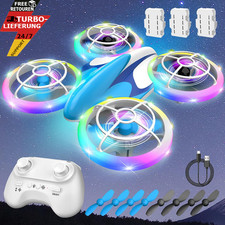 Mini Drohne Für Kinder Spielzeug RC Flugzeug Drone 360° LED Für Indoor Geschenke