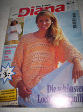 Diana 3/1996  - die schönsten Lochmusterpullis  - mit Anleitungen