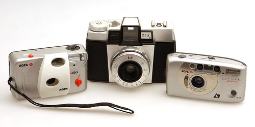 Konvolut alte agfa kameras - alte,