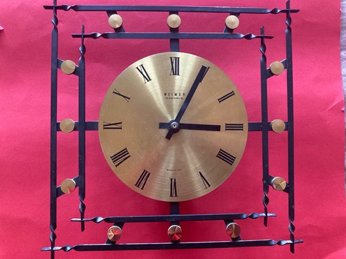 Weimar uhr metalluhr - weimar, wanduhr
