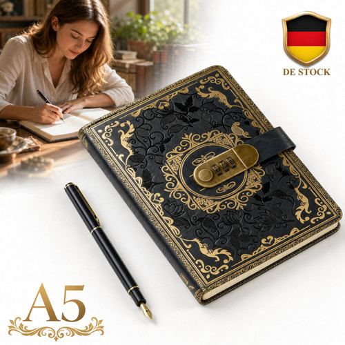 Leder tagebuch mit - a5,