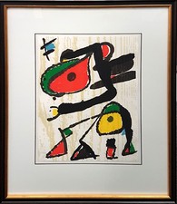 Original Farbholzschnitt Joan