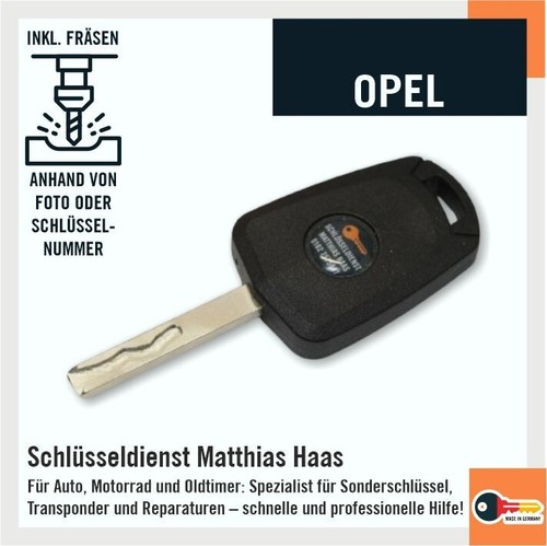 Ersatz schlüssel für opel - ,