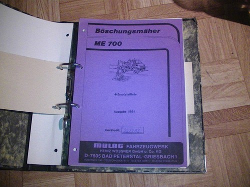 Orig ersatzteilliste mulag - orig.,