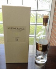 LEER @ Glenmorangie 18 Jahre + Karton  Single Malt Scotch Whisky @LEERE FLASCHE@